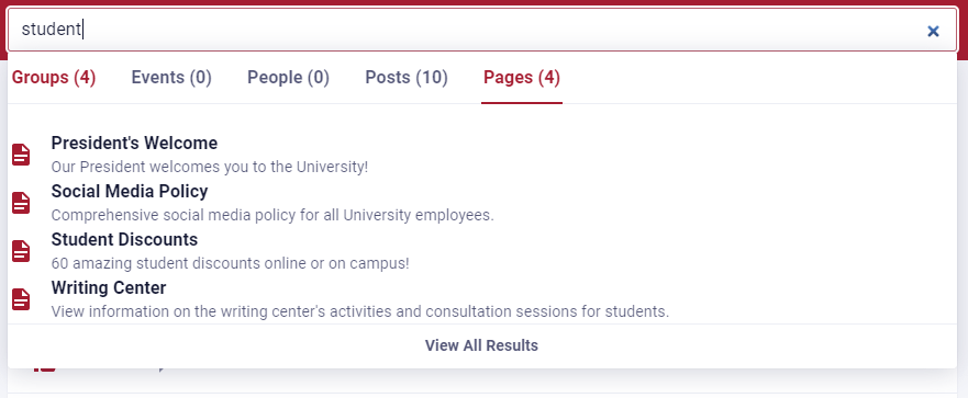 Pages now searchable